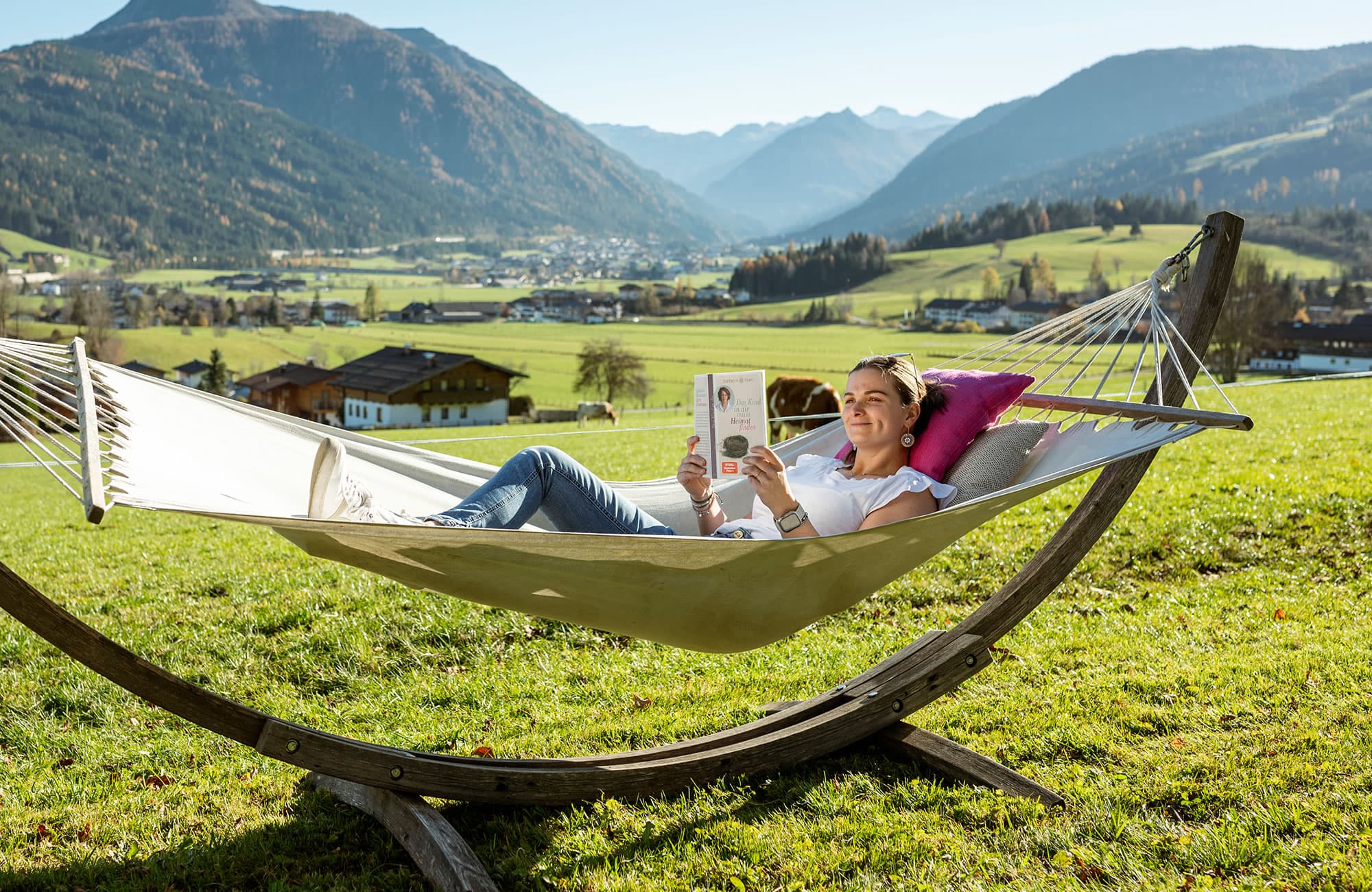 Relax in the garden wir a scenic view