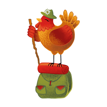 Hen Astrid is responsible for the holiday apartment Almblick