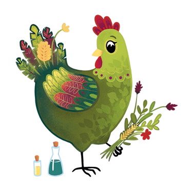 Hen Gisela is responsible for the vacation apartment Wiesenblick