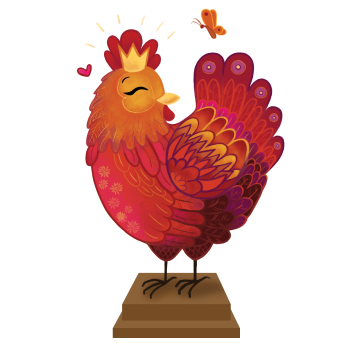 Chef hen Gordula with her hiking secret tip