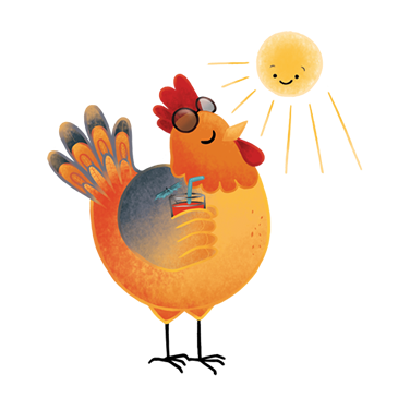 Hen Hermine is responsible for the holiday apartment Sunnseitn