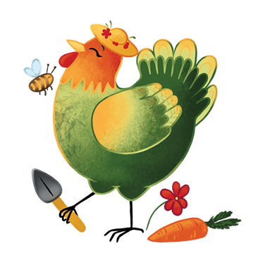 Hen Josefa is responsible for the vacation apartment Gartenblick