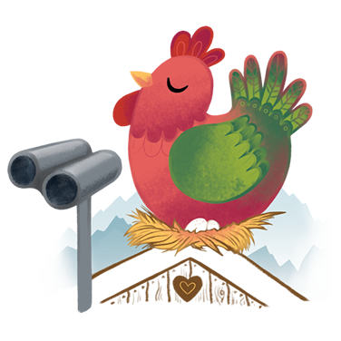 Hen Paloma is responsible for the vacation apartment Aigenbergblick