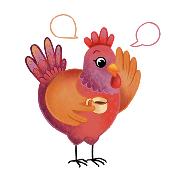 Hen Roberta is responsible for the holiday apartment Talblick